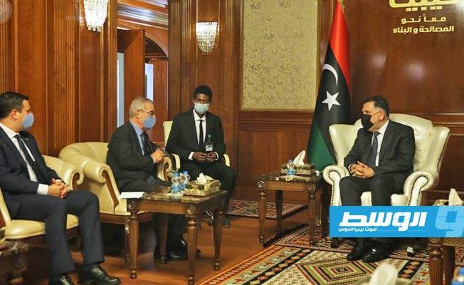 السراج يبحث مع وفد مالطي الخطوات التنفيذية لبرامج التعاون المشترك والهجرة
