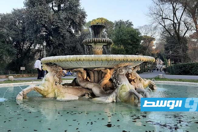 «نافورة خيول البحر المجنّحة».. حين التقت روما بفيلادلفيا واستحضرت طرابلس