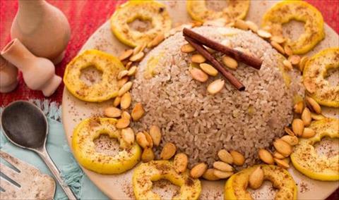 أرز بالقرفة والبهارات